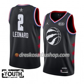 Dječji NBA Dres Toronto Raptors Kawhi Leonard 2 2019 All-Star Jordan Brand Crna Swingman